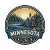 Minnesota Split Rock Loon Retro-Reisegeschenk