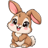 Hase Kawaii Style – Süßes Hasenmotiv