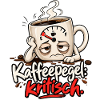 Lustiges Kaffeemotiv - Kaffeepegel kritisch  