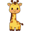 Niedliche Giraffe Kawaii Geschenk Kinder 