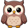 Niedliche Eule Kawaii Geschenk 