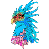 Seltsamer Vogel Phönix