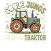 Coole Jungs fahren Traktor