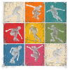 Inline Skating Retro Collage