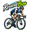 Rennrad Papa – Neon Sprint Illustration