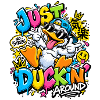 Just Duckin Around Cartoon