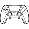 Gamepad Controller Outline Icon