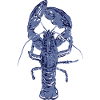Blauer Hummer