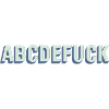 Alphabet 3D Kontrast