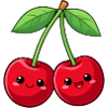 Lustige Kawaii Kirschen Geschenk 
