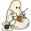Strickender Herbstgeist