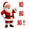 Weihnachtsmann Ho Ho Ho Fest
