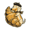 Croissant Hund