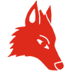 Wolf Head Manga (rot)