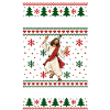 Ugly Christmas Sweater Pattern Jesus