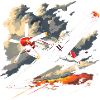 Propeller Flugzeug Grafik
