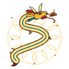Goldener Drache