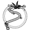 Rundes Serpentinenring-Motiv