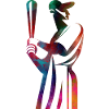 Baseballspieler wartet auf den Ball