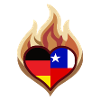 Flammenherz Deutschland Chile