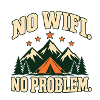 No WiFi. No Problem. – Retro-Campingmotiv