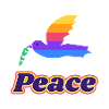 Friedenstaube Retro – Peace Taube 70er