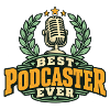 Best Podcaster Ever Mikrofon Retro Design