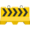 Straßenbau-Barriere-Symbol