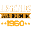 Birthday born in 1960