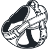 Hundegeschirr Brustgeschirr Icon