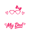 Mädchenversion von My Dad Bunny Tee