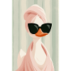 Pink Duck Glam mit Sonnenbrille