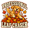 Professional Leaf Chaser – Herbst-Hundemotiv