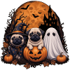 Mops Halloween