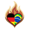 Flammenherz Deutschland Brasilien
