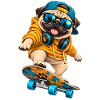 Mops Hund süßer Mops niedlicher Mops