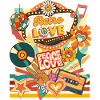 Retro Peace Love