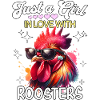 Hahn Mädchen Rooster