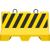 Warn-Straßenbarriere-Symbol