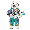 Eisbär Snowboard Fun