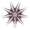Geometrischer Sternstrahl-Muster