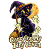 Carrying My Tiny Coven Halloween Schwanger
