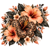 Leopardblüten Tropenbouquet