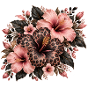 Leopard Hibiskus Fusion