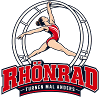 Rhönrad Turnen Logo Stil