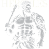Herkules' mythische Stärke-Silhouette