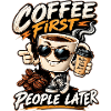 Erst Kaffee, Menschen später