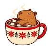 Kuschel-Bär im Kakao-Becher