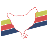 Huhn Silhouette Retro