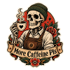 More Caffeine Pls Kaffee Skelett